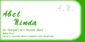 abel minda business card